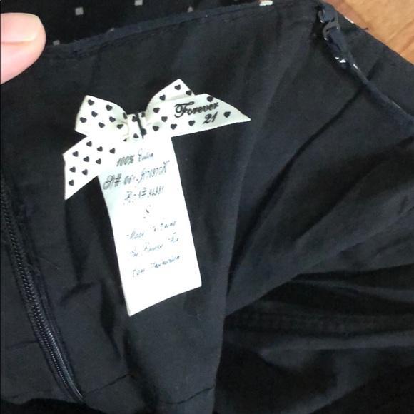 Forever21 Black/cream dress size Small - Picture 4 of 4